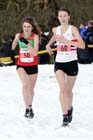 No 50 Georgia Malir (Ilkley) and Abbie Donnelly (Lincoln Wellington) during the under-17s womens Northern Cross Country Championships.
